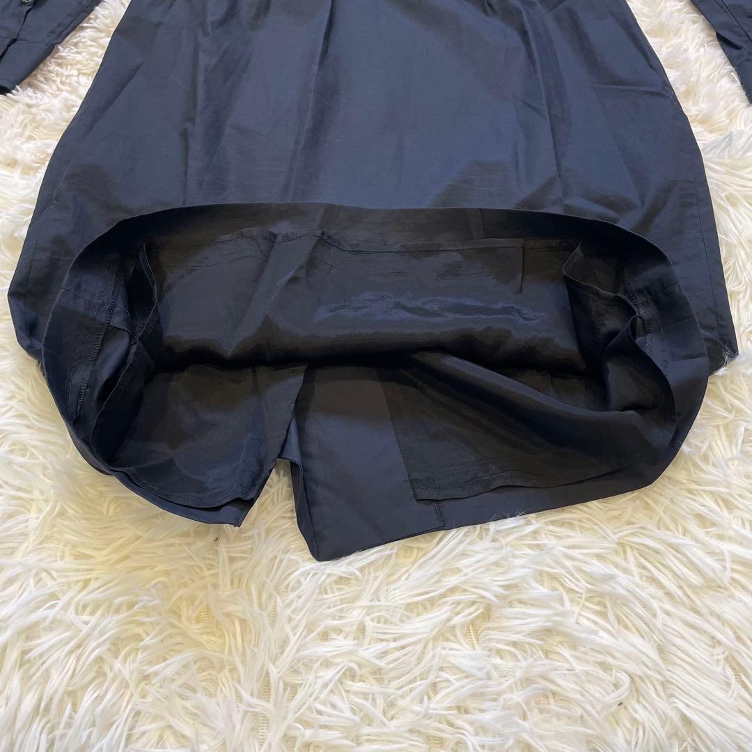 MaxMara マックスマーラ ワンピース 白タグ フリル ショールカラー 40