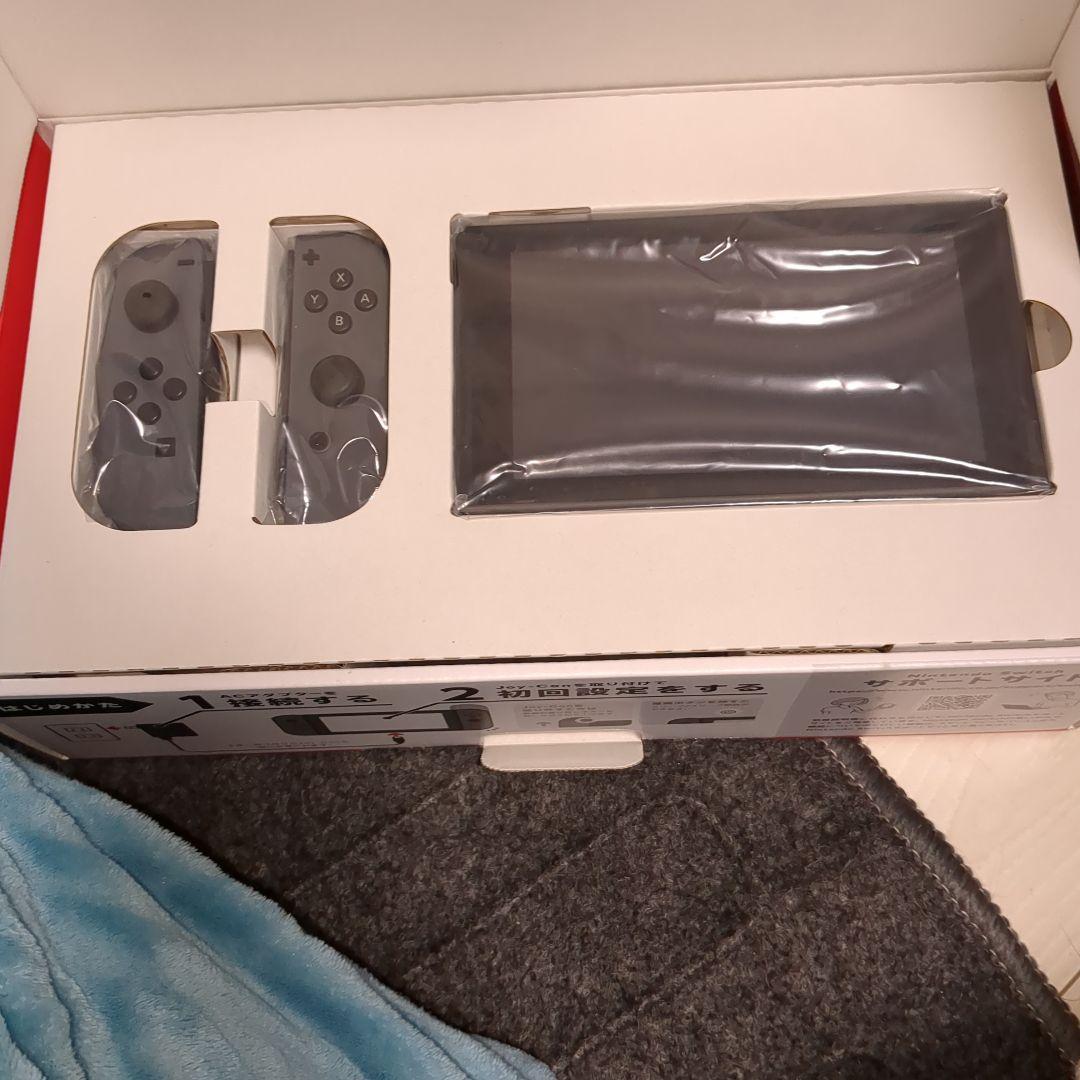 【美品】Nintendo Switch 本体 バッテリー強化モデル　グレー