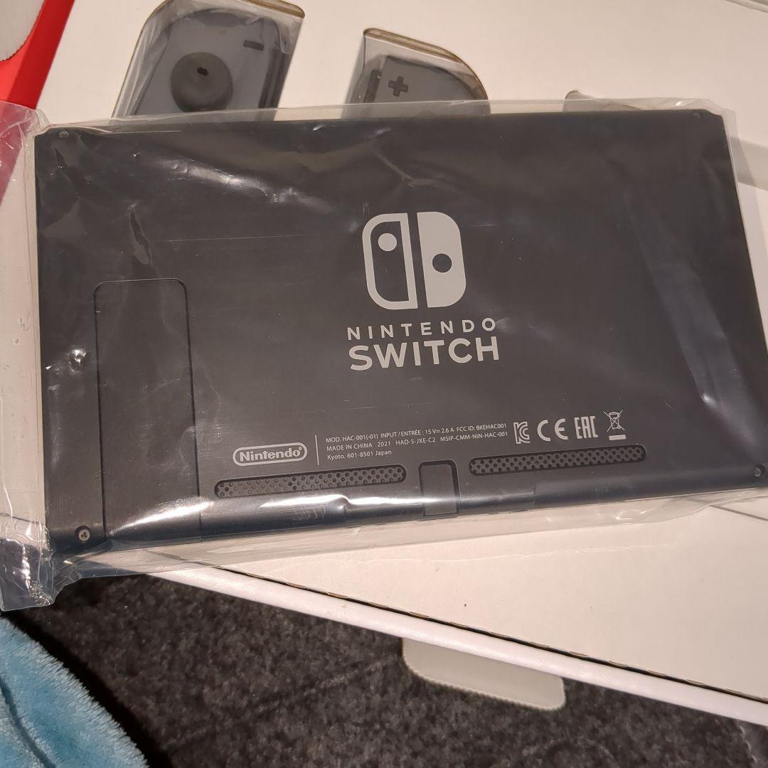 【美品】Nintendo Switch 本体 バッテリー強化モデル　グレー