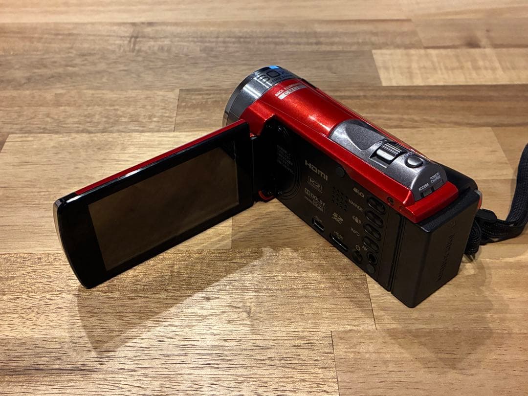 JVC ビデオカメラ　 GZ-E109-R レッド