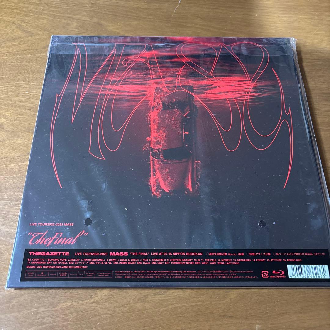the GazettE MASS\"THE FINAL\" Blu-ray ガゼット