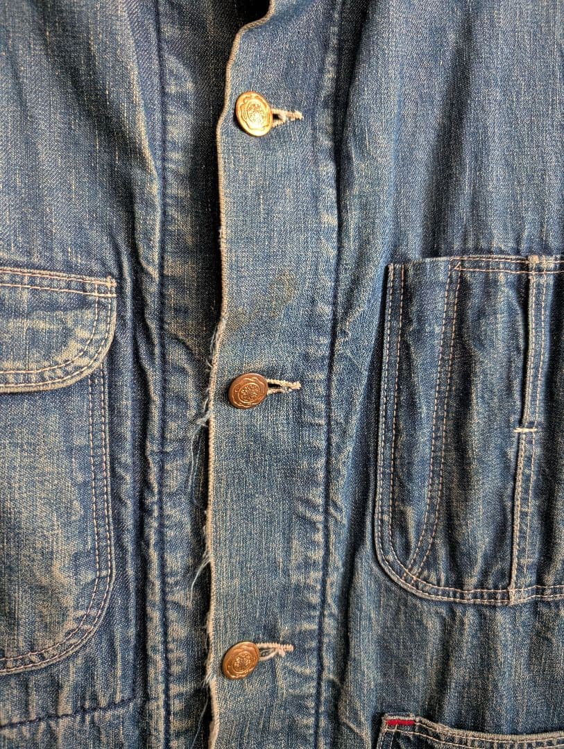 60s ビンテージ ブランケット付き カバーオール 36 BLUE BELL