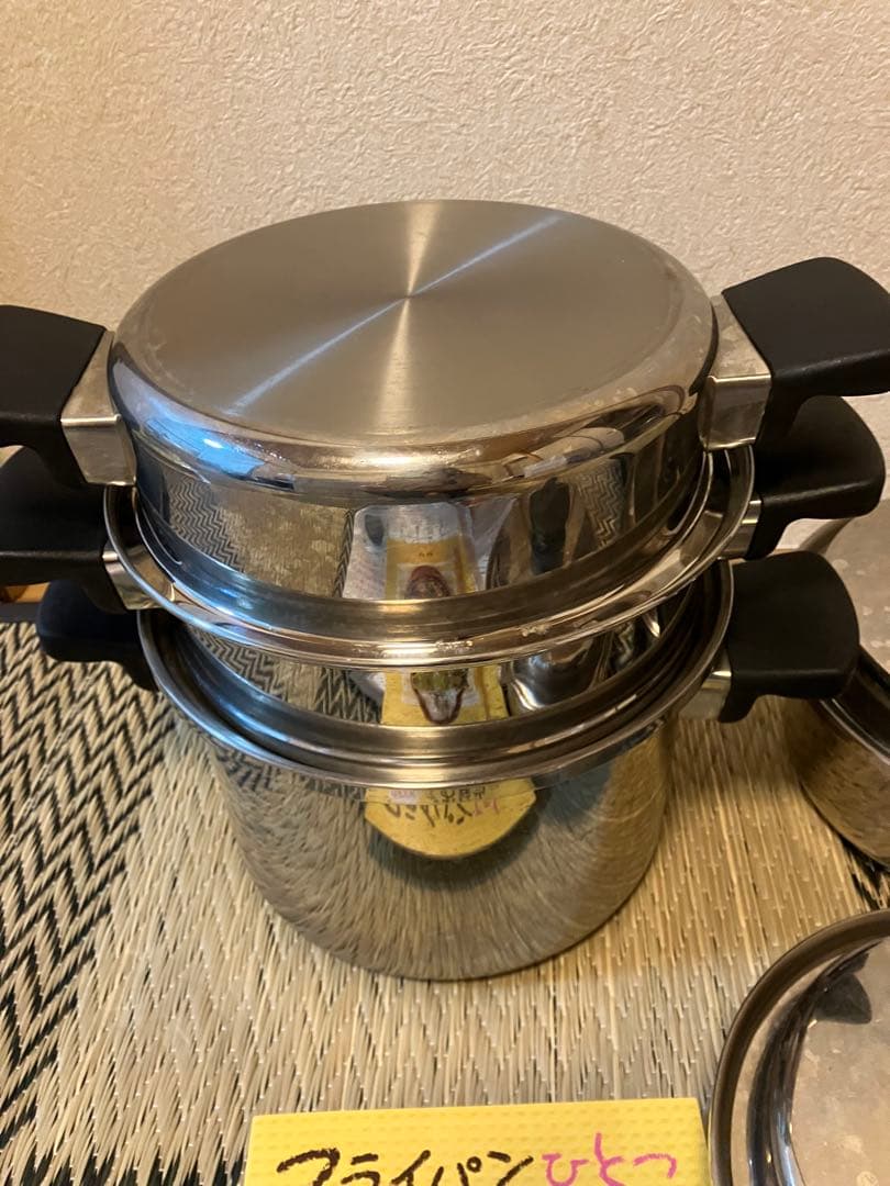 アムウェイ鍋セット　4Lシチューパン　中ソースパン　小ソースパン　レシピ大量