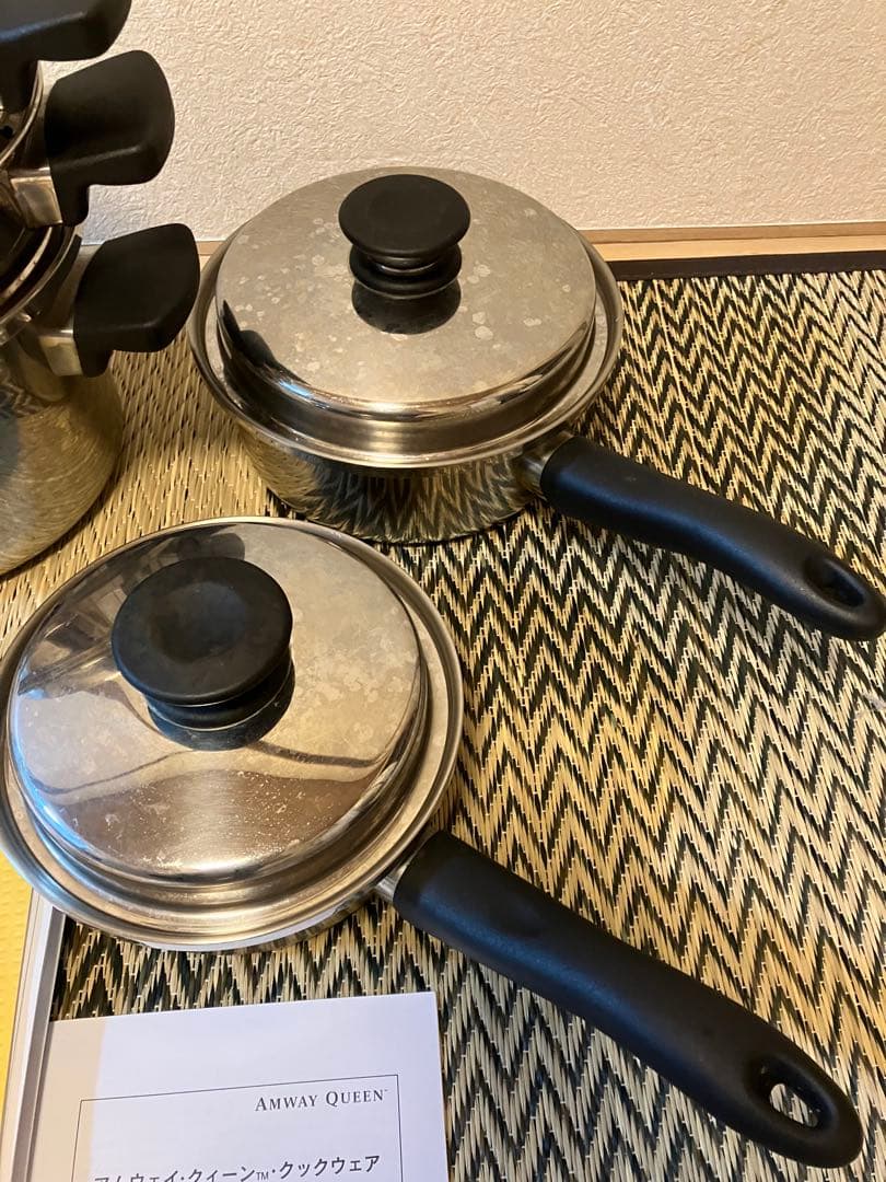 アムウェイ鍋セット　4Lシチューパン　中ソースパン　小ソースパン　レシピ大量