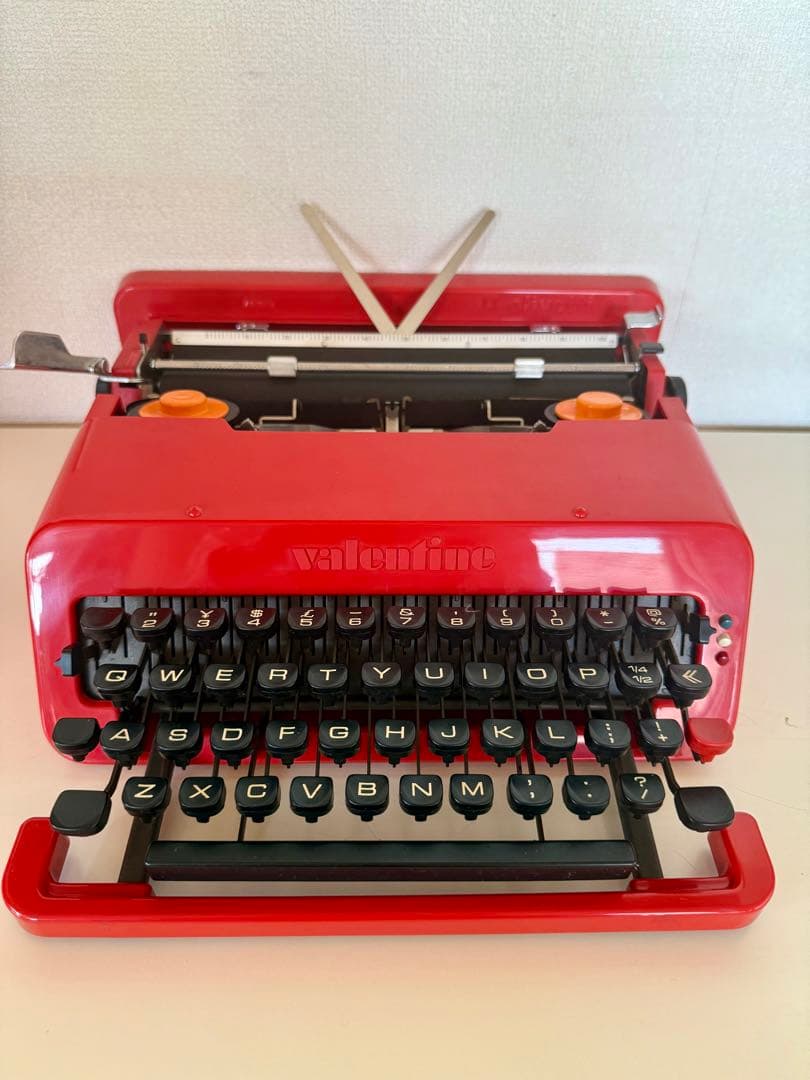 【希少】Olivetti　オリベッティ　タイプライター　バレンタイン　赤いバケツ