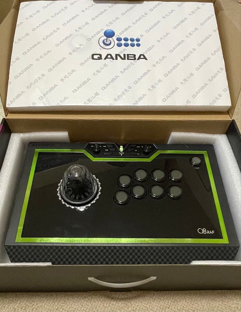 QANBA Q8-GR 静音型 アーケードコントローラー