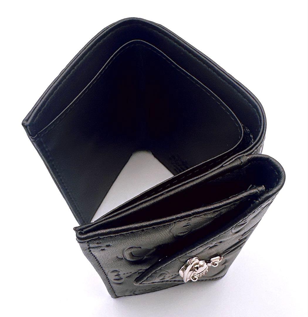 【新品✦最高】Vivienne Westwood ミニ財布 型押し 黒 大人気