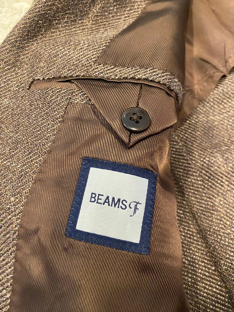 BEAMS テーラードジャケット 48 ブラウン