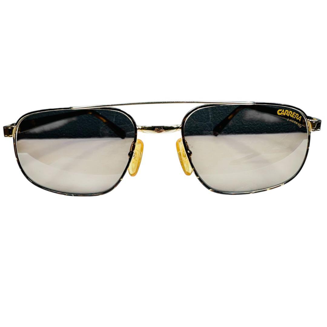 美品 カレラ CARRERA サングラス 5568 べっ甲 ゴールド 洗浄済