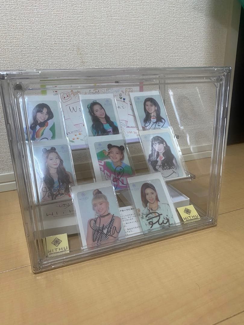 NiziU 直筆サイン入りトレカ 9枚 コンプリート額装ボックスセット