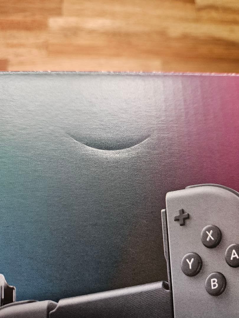 Nintendo Switch グレー　バッテリー強化モデル　専用ポーチ付き