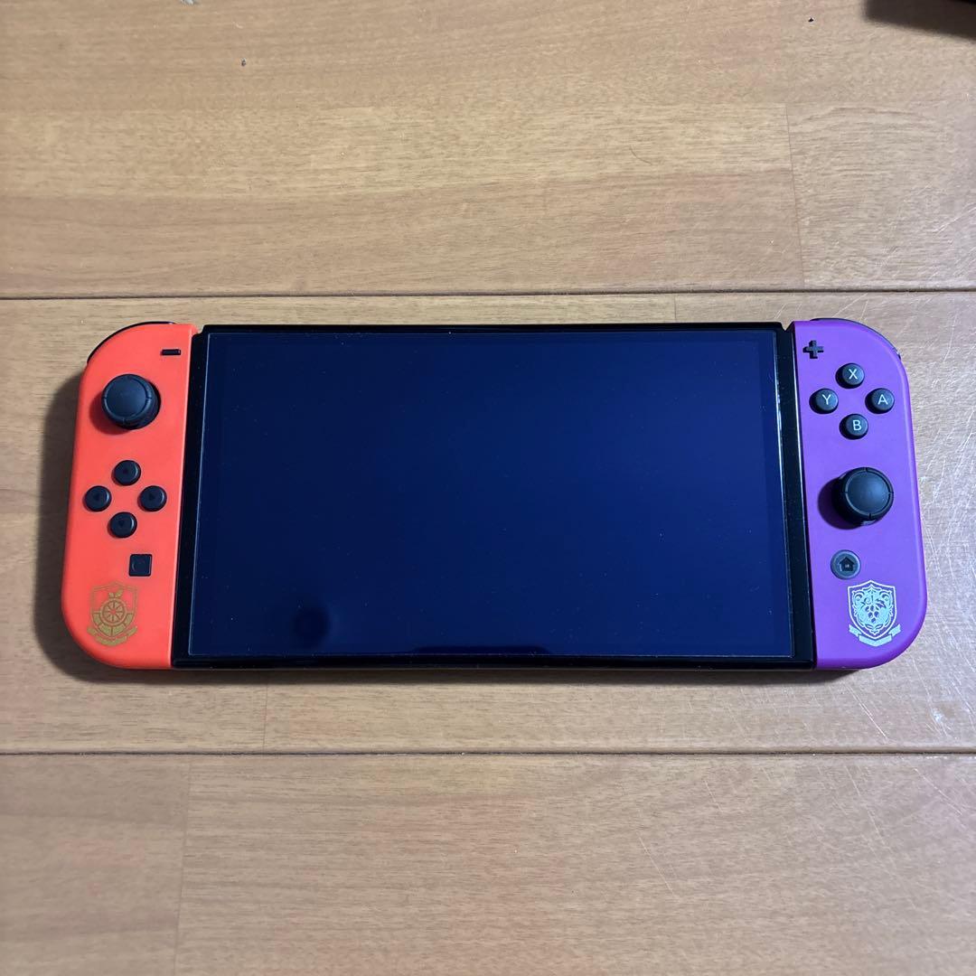 Switch Nintendo Switch 有機ELモデル スカーレット・バ…