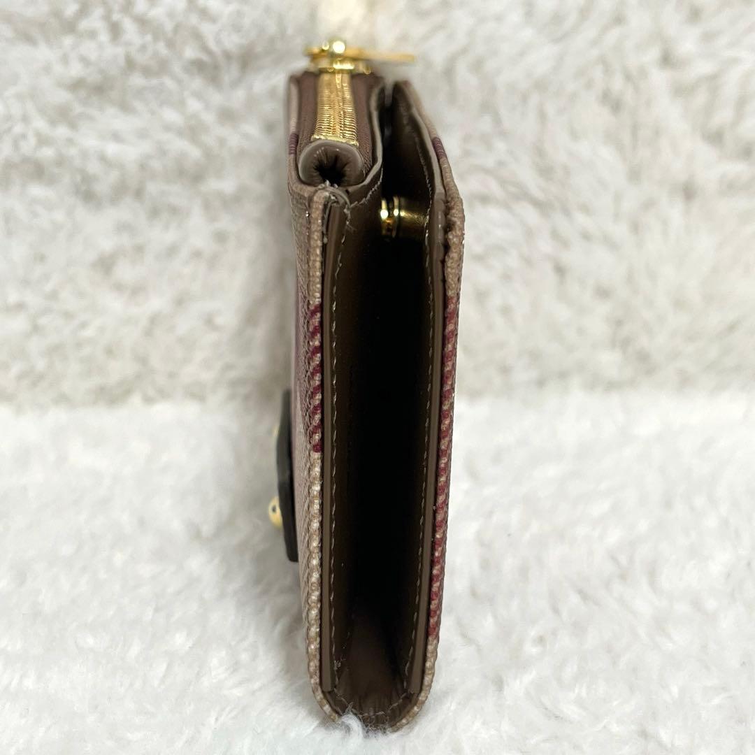 新品未使用 ブルーレーベルクレストブリッジ 二つ折り財布 コンパクト 箱付き