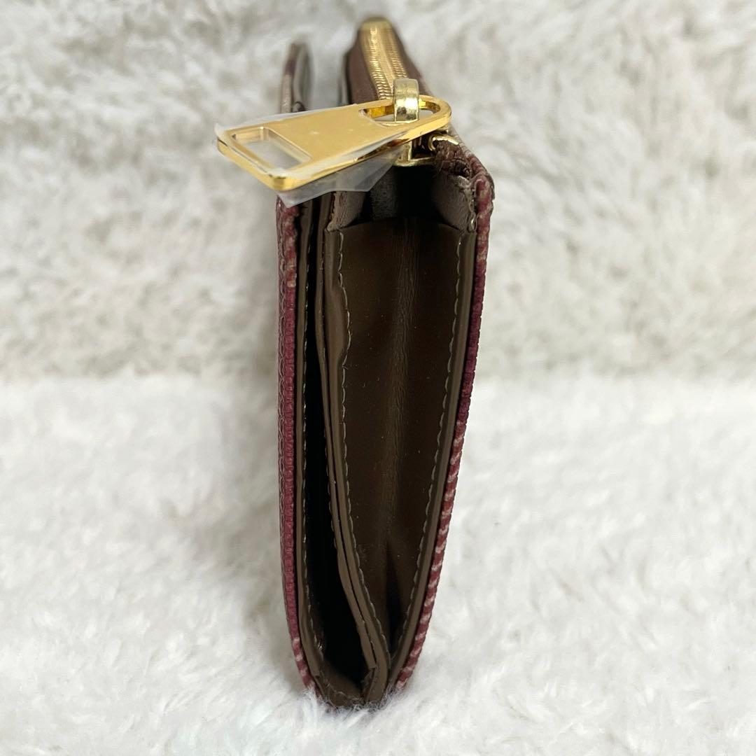 新品未使用 ブルーレーベルクレストブリッジ 二つ折り財布 コンパクト 箱付き