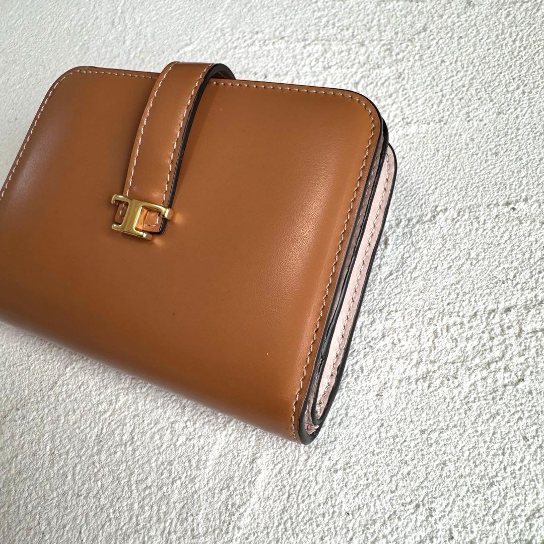TOD'S トッズ T タイムレス コンパクト ウォレット 二つ折り財布