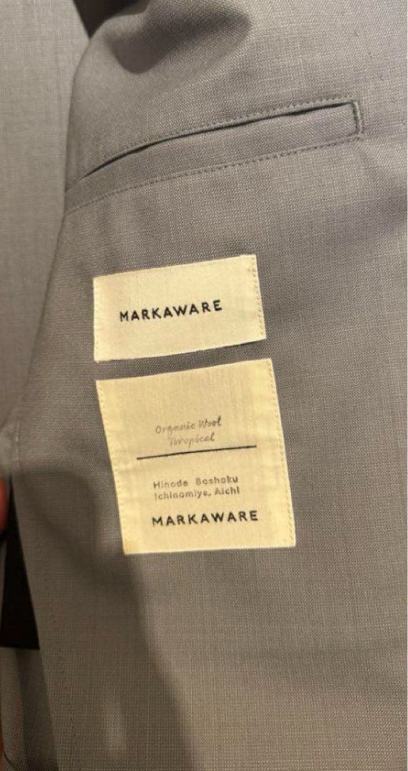 MARKAWARE WOOL TROPICAL セットアップ