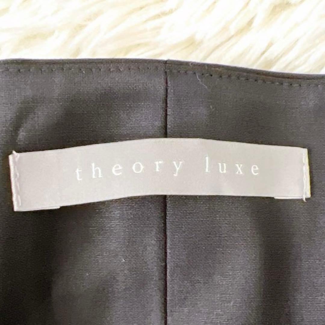 カンちゃん！theory luxe ネイビー光沢 ジャンパースカート 42