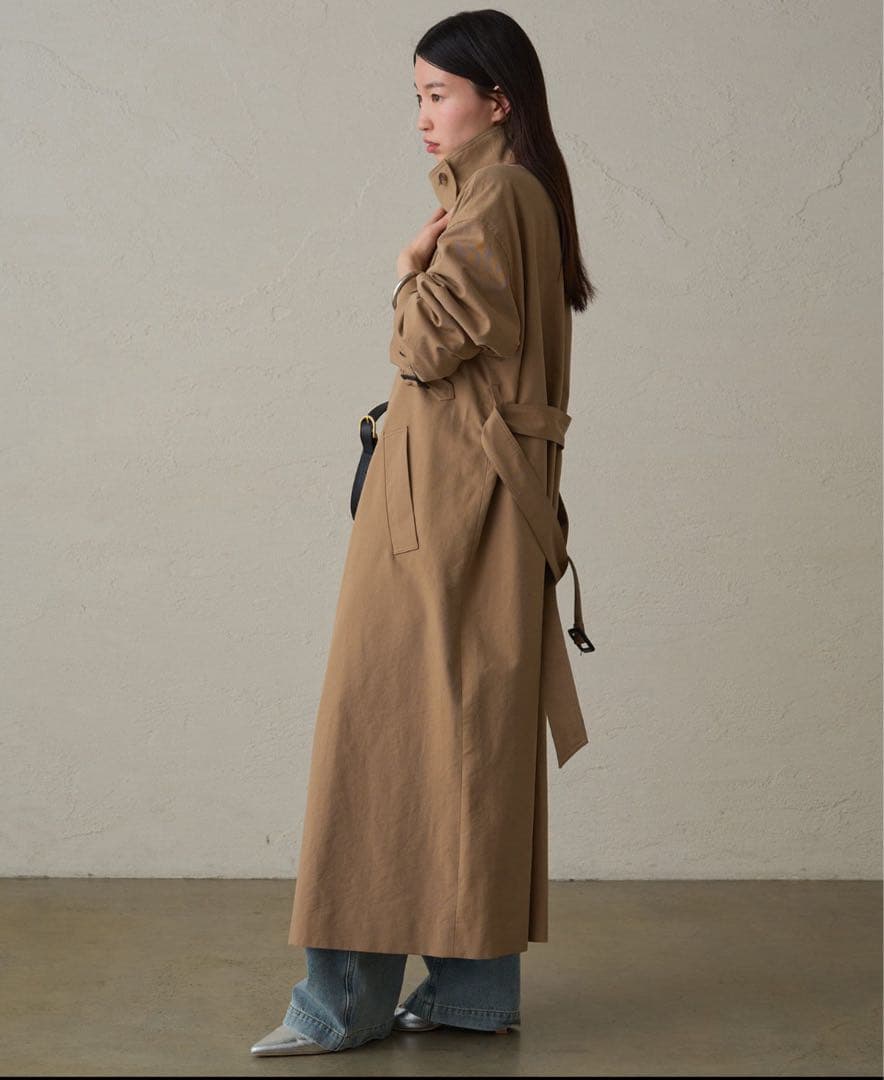 新品未使用Loungedressスタンドトレンチコート