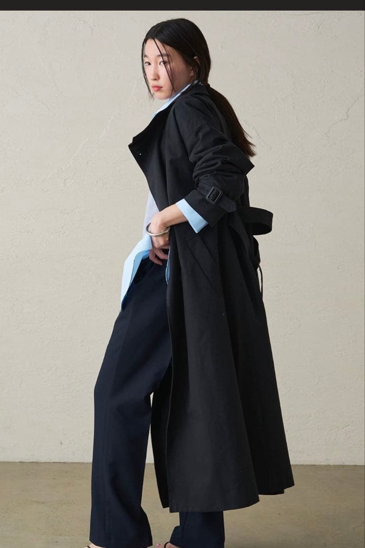新品未使用Loungedressスタンドトレンチコート