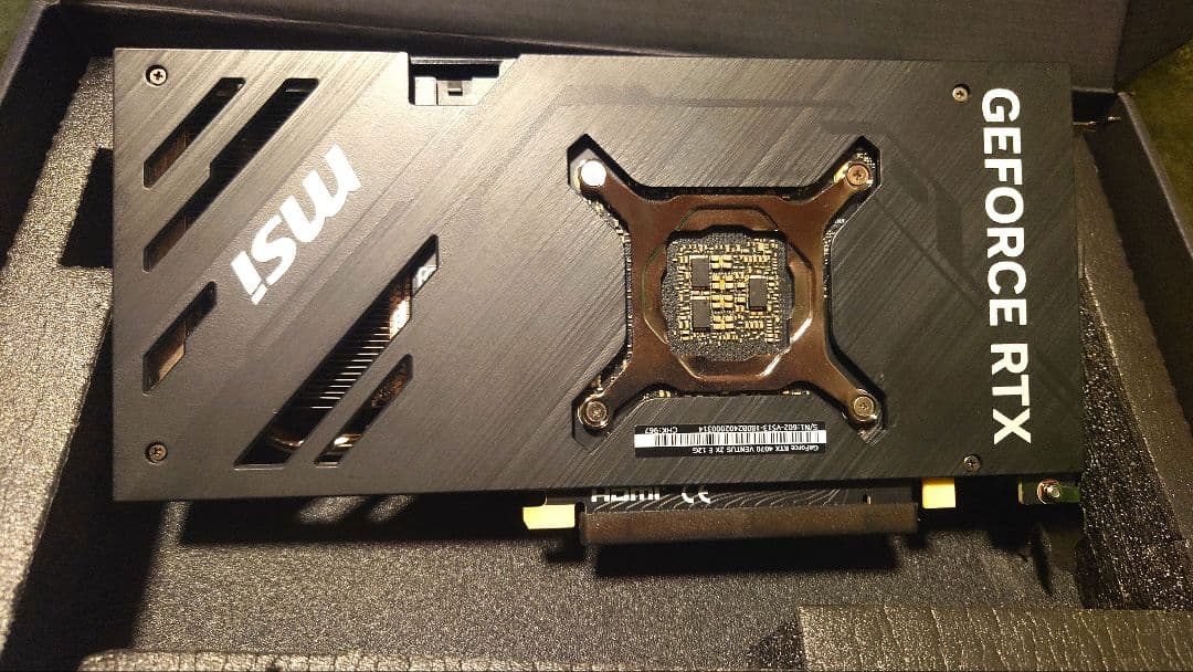ジャンク品MSI GeForce RTX4070 VENTUS 2X E 12G