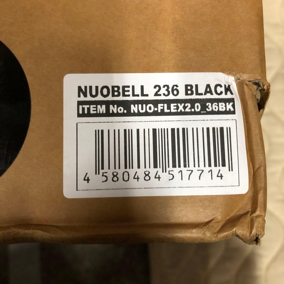 【新品未使用】NUOBELL 236 BLACK NUO-FLEX2.0 36