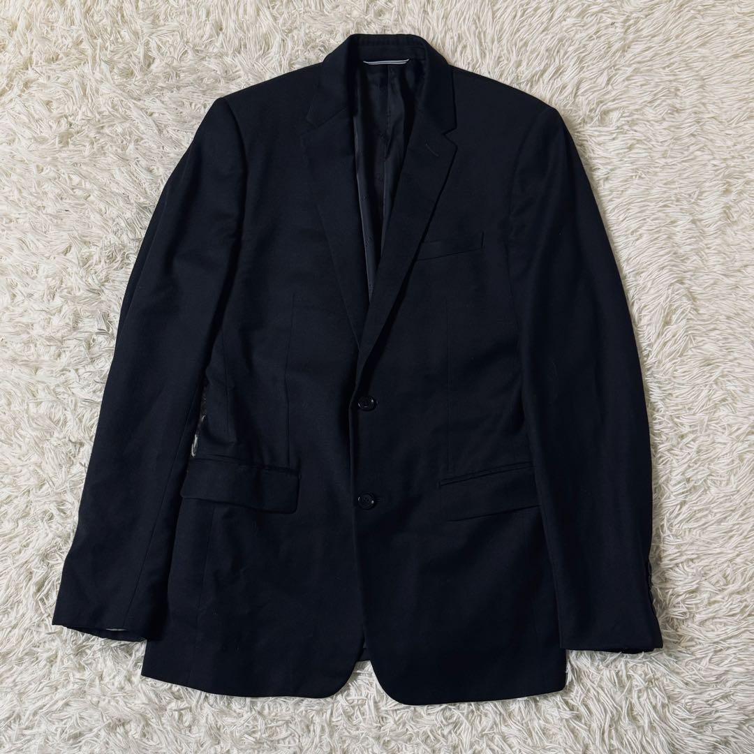 【美品 現行】ディーオル　カシミヤ混　裏地CDアイコン　セットアップ　黒