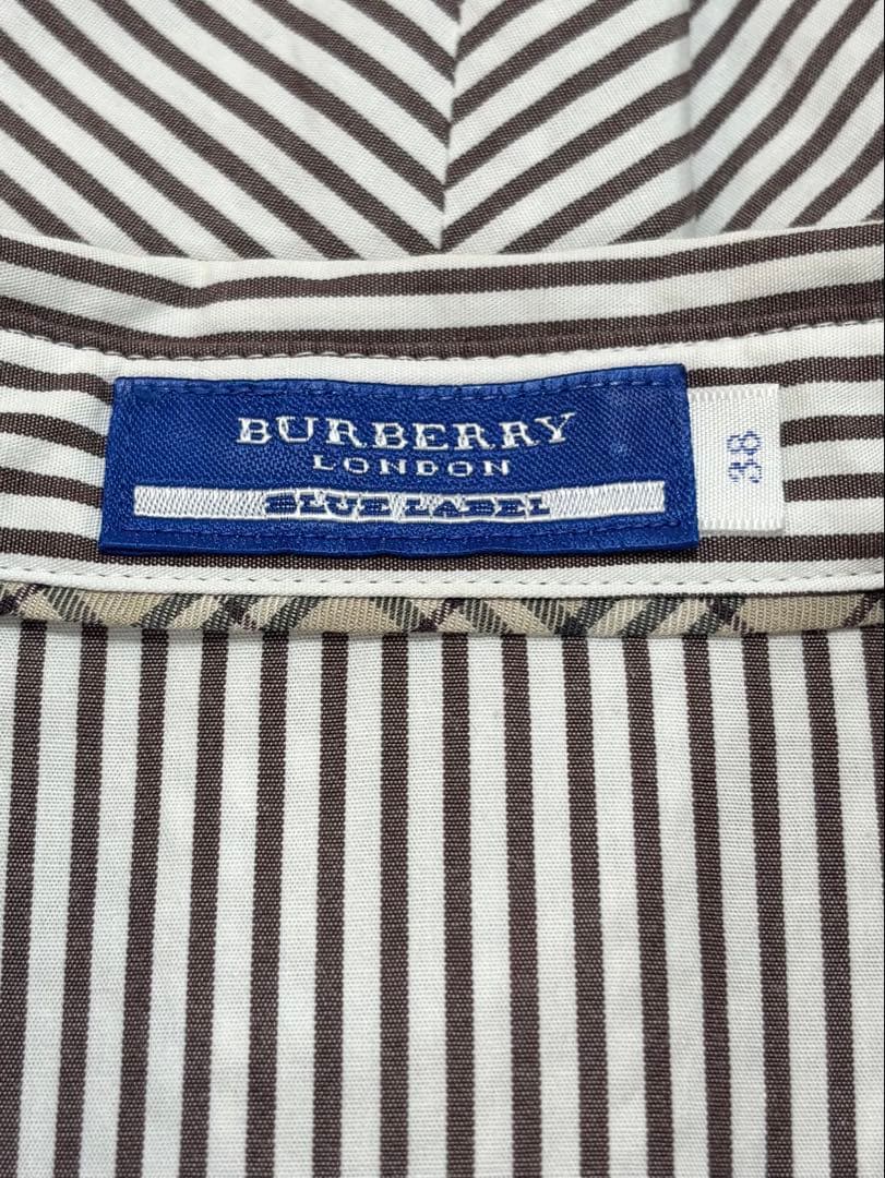 BURBERRY BLUE LABEL 半袖　シャツワンピース