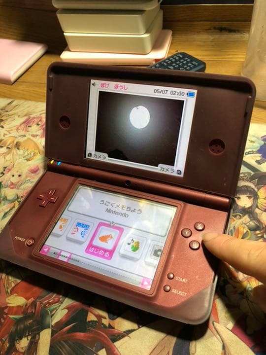 ニンテンドー DSi LL ワインレッド