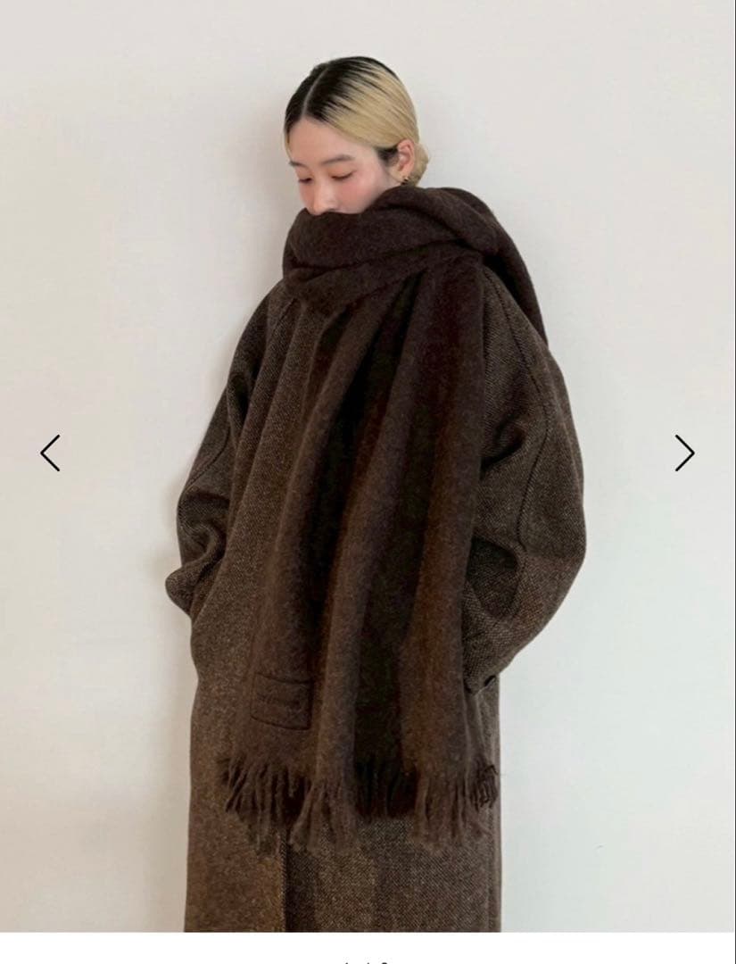 小物 TODAYFUL Brushed Volume Stole