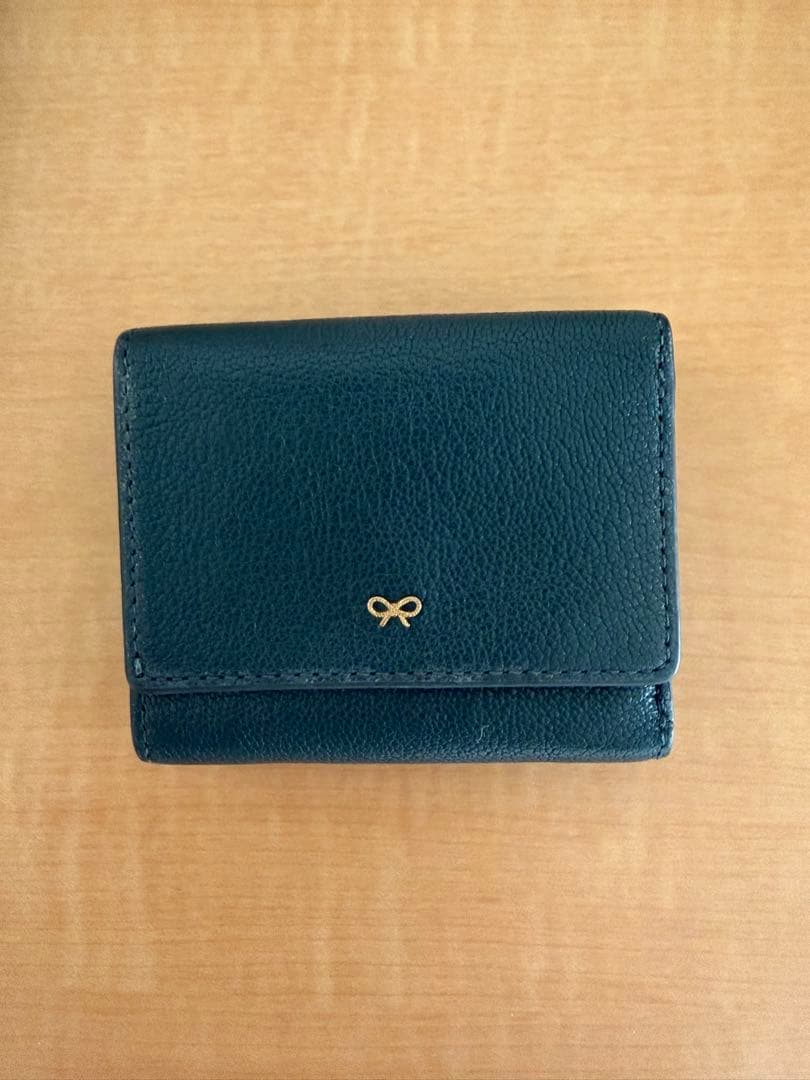 美品　ANYA HINDMARCH 恐竜デザイン 三つ折り財布