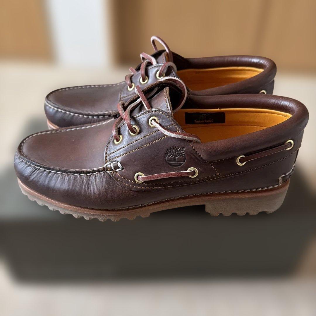 timberland「スリーアイ クラシック」ブラウン 28cm