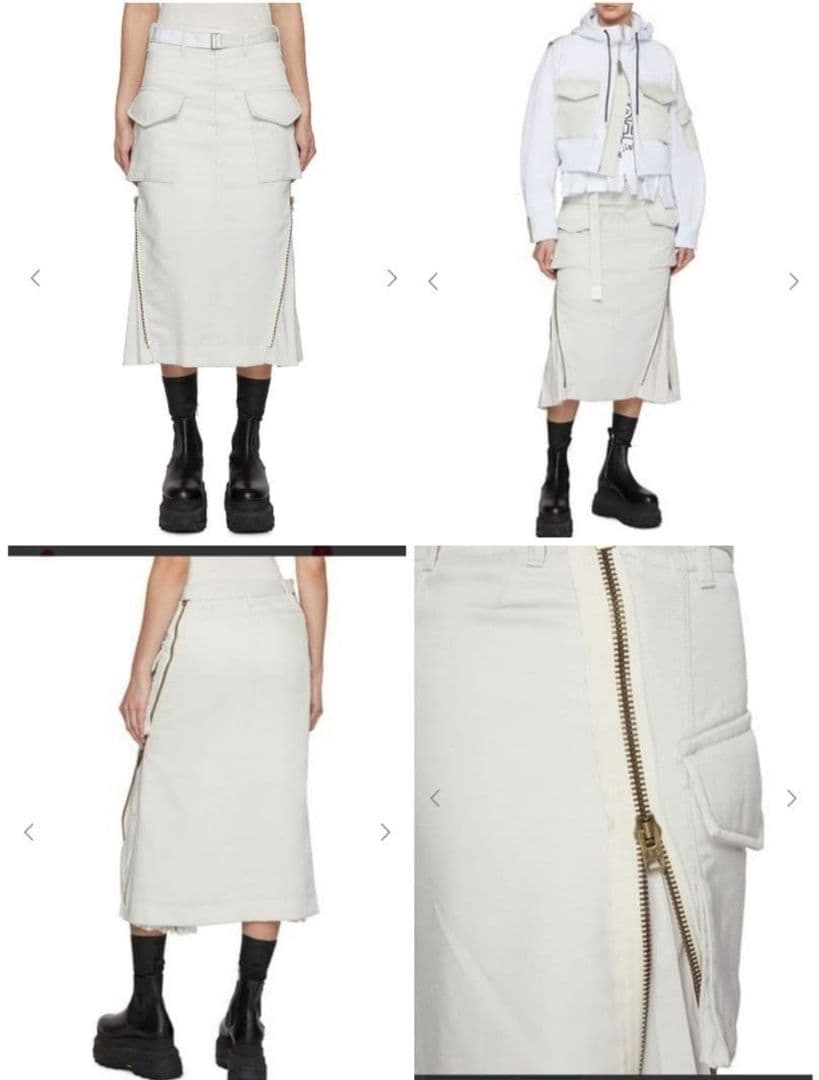 sacai×SPIEWAK 激レア！希少コラボスカート121,000円