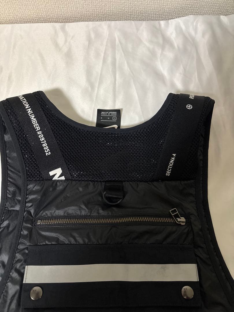 L 完売品NIKE ナイキ ジップ ナイロン ブラック ロゴ acg
