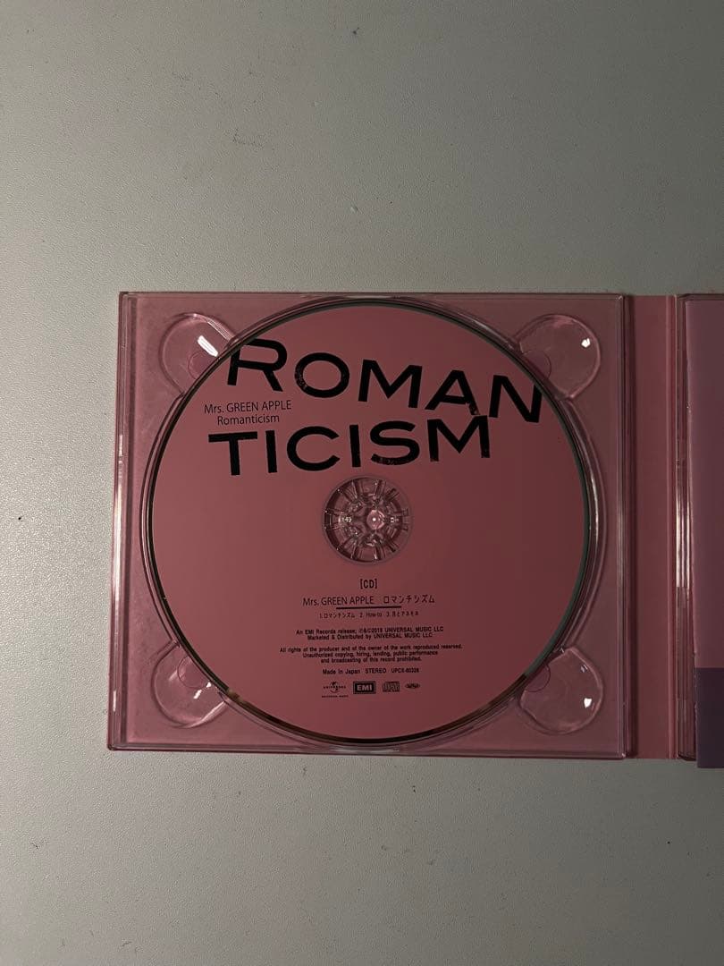 Mrs. GREEN APPLE ロマンチシズム初回限定盤