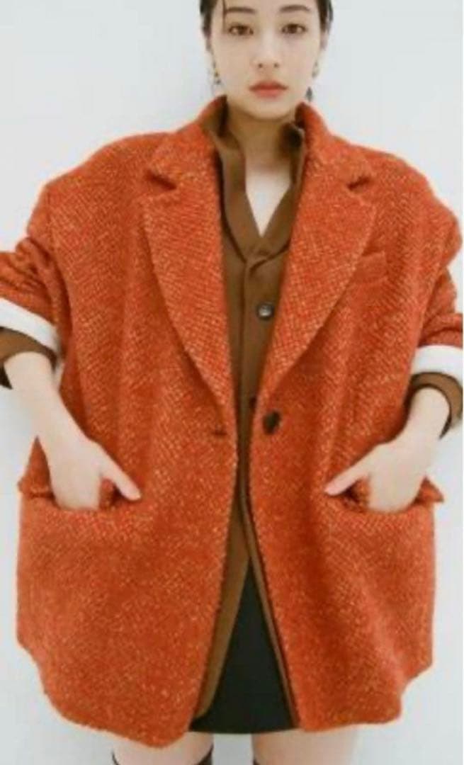 桃　SuzuHirose×CLANE MIX COLOR COAT