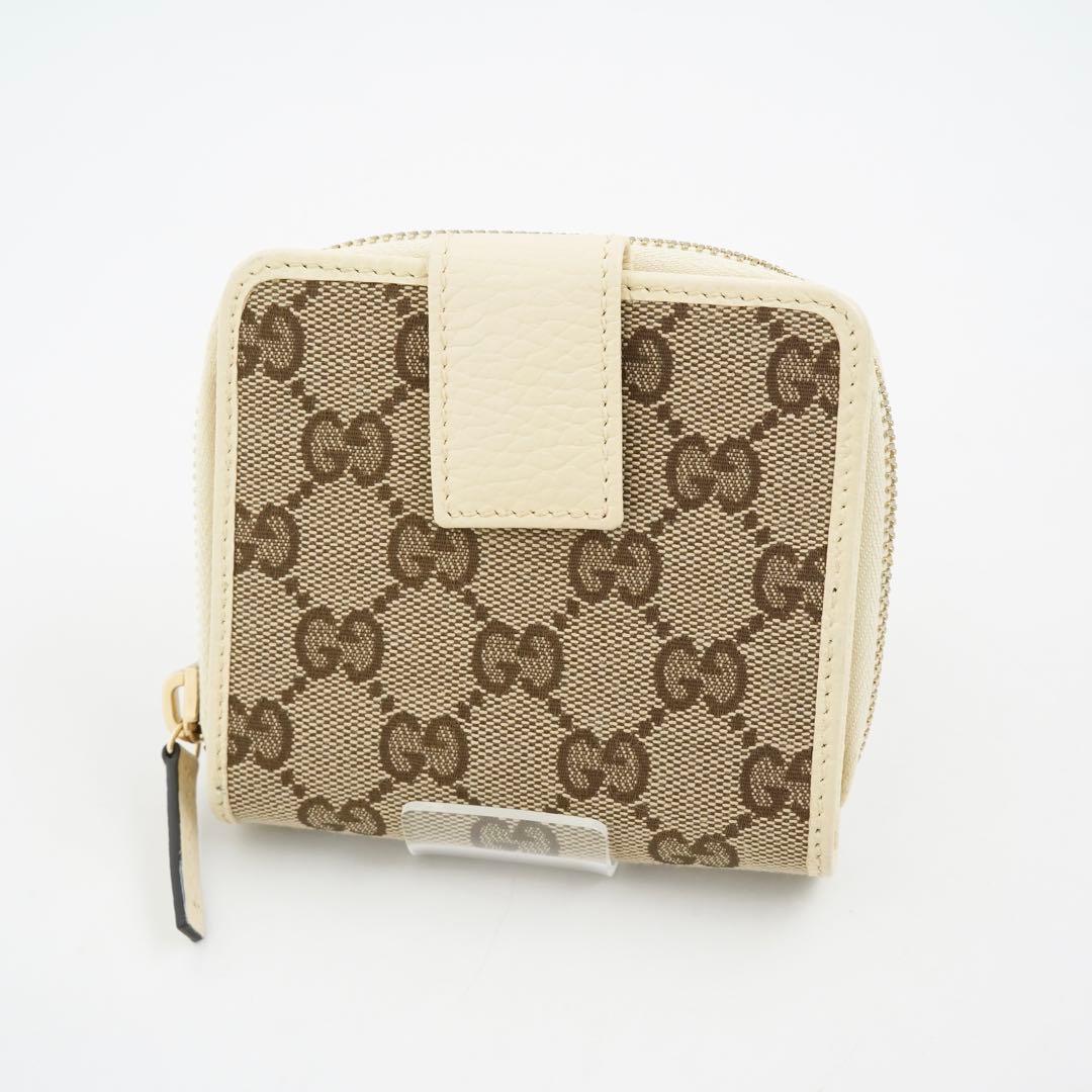 ✨新品未使用✨　GUCCI ミニ財布　インターロッキング　GGライン　キャンバス