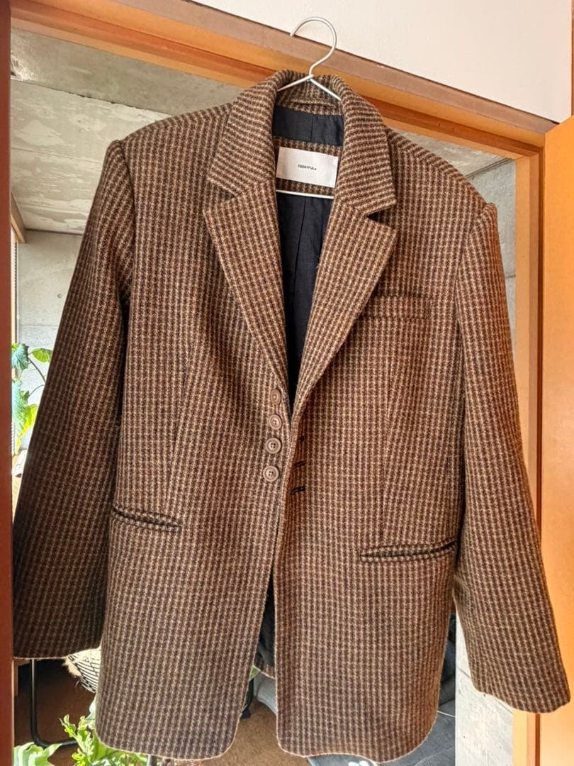 ジャケット・アウター TODAYFUL Wool100% Check Jacket