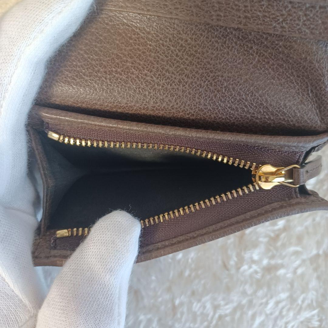 ✨極美品✨グッチ　三つ折り財布　オフィディア　シェリーライン　マーモント GG柄