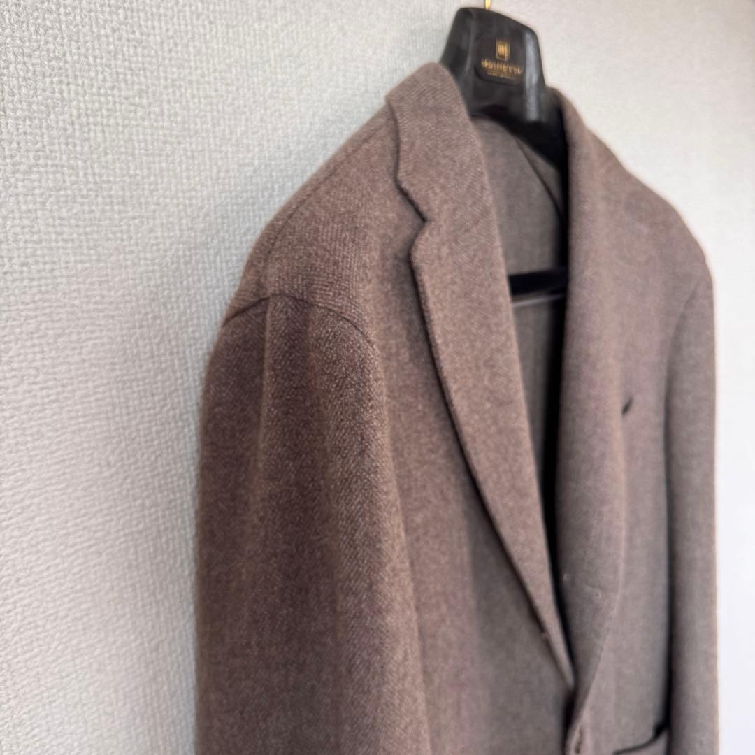 【超美品】 ボリオリ カシミヤ混 ヘリンボーン ジャケット BOGLIOLI