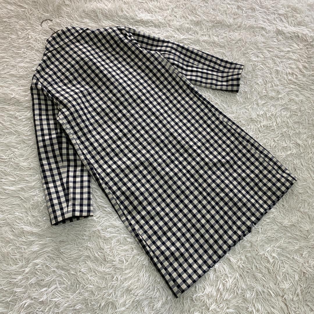 マッキントッシュ/MACKINTOSH【M】ステンカラーコート♡チェック柄