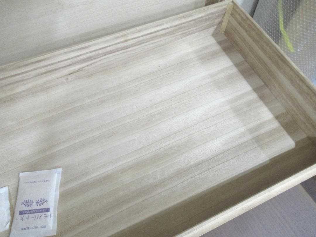 ２箱セット　桐箱 木製　桐製　収納箱　衣装箱　着物　　収納ケース　ヴィンテージ