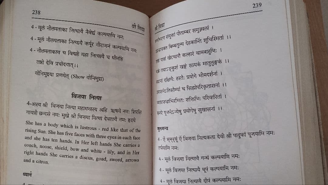 シュリー・ヴィディヤ（Shri Vidya）インド・タントラ経典の希少書籍