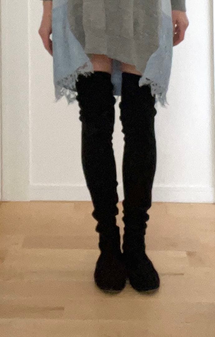 Isabel Marant イザベルマラン スエード ニーハイブーツ ブラック