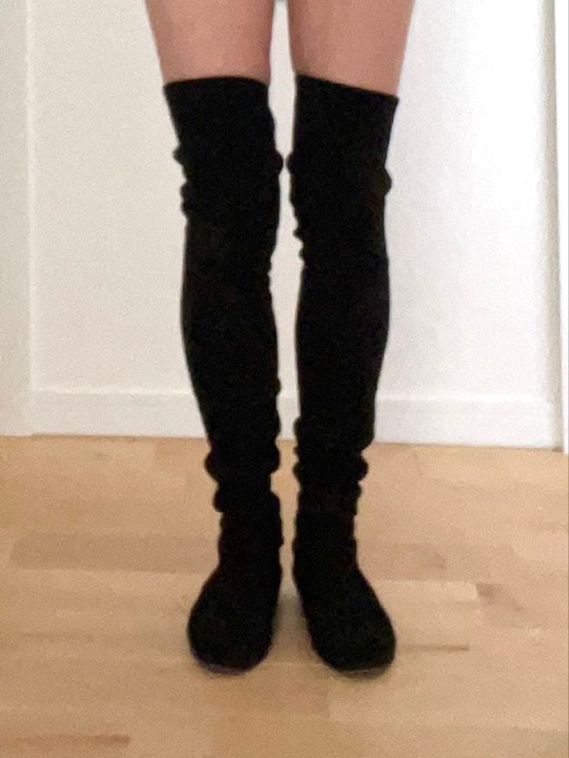 Isabel Marant イザベルマラン スエード ニーハイブーツ ブラック