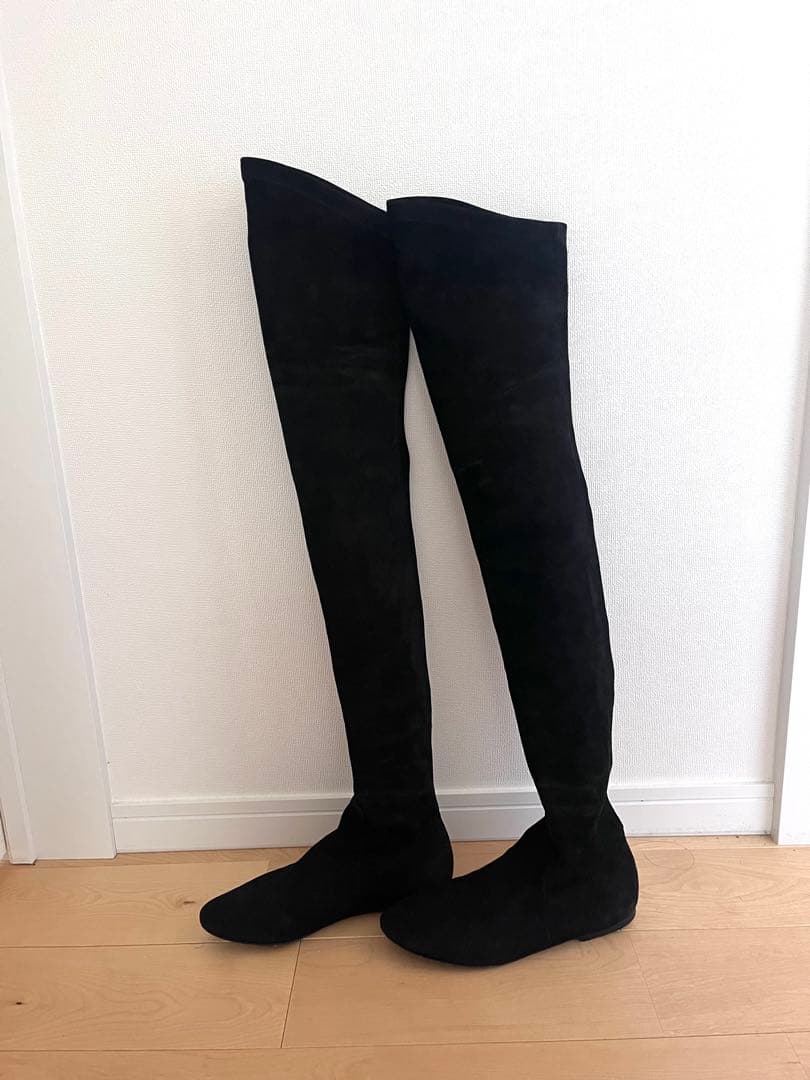 Isabel Marant イザベルマラン スエード ニーハイブーツ ブラック