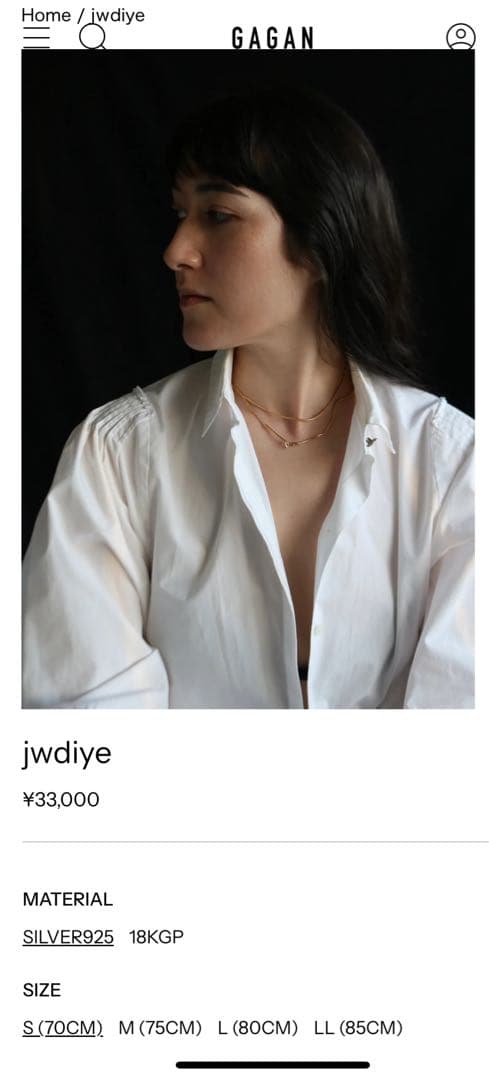 アクセサリー GAGAN jwdiye