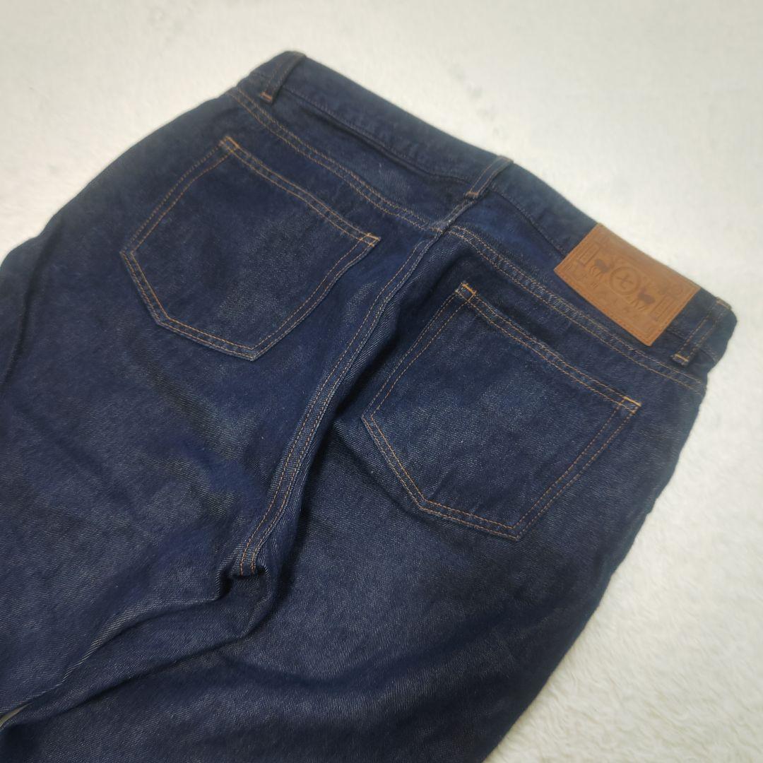中川政七商店　麻のデニムパンツ　麻100% Mサイズ