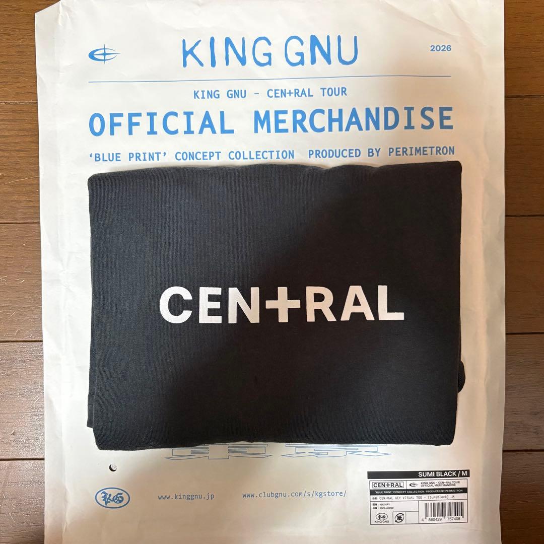 King Gnu CEN+RAL セントラルツアー Tシャツ M