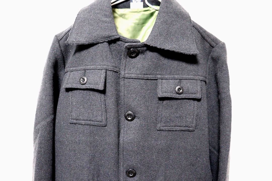 DIESEL メンズ　コート　膝丈　黒系　M ロングコート　成人式　オフィス