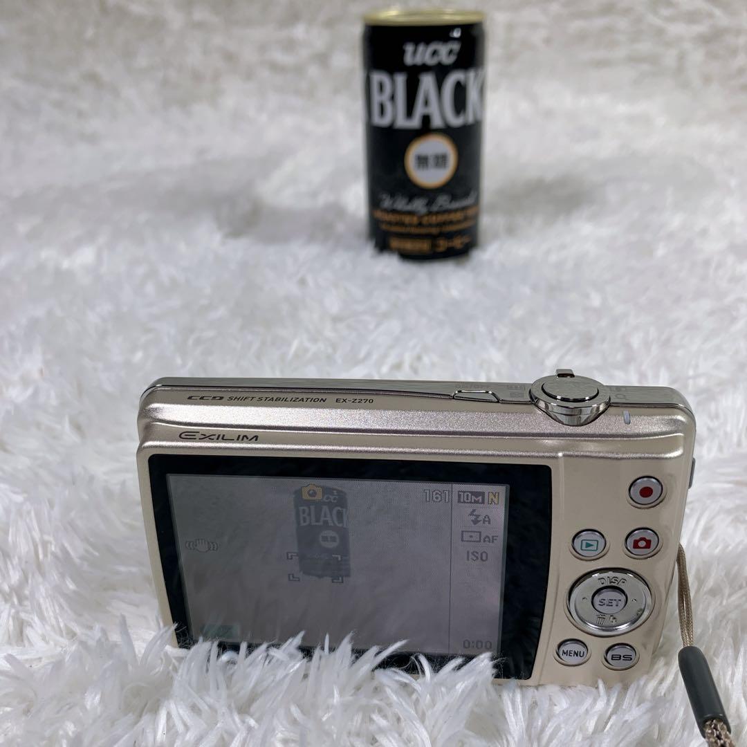 【極上美品】CASIO EX-Z270 EXILIM ゴールド